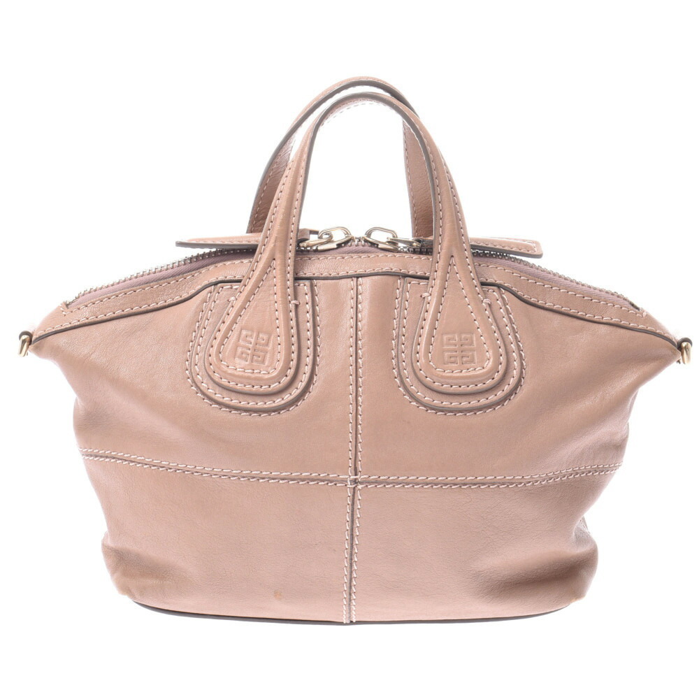 Givenchy Handbag pink leather Nightingale beige bag